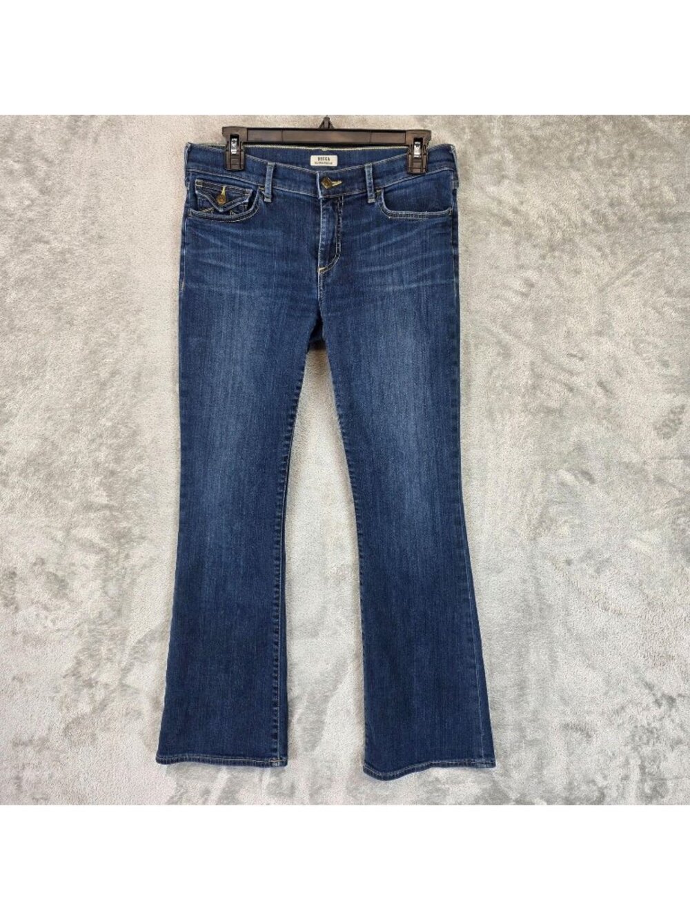 True Religion Becca Mid Rise Bootcut Jeans Womens 30 Blue Med Wash Stretch